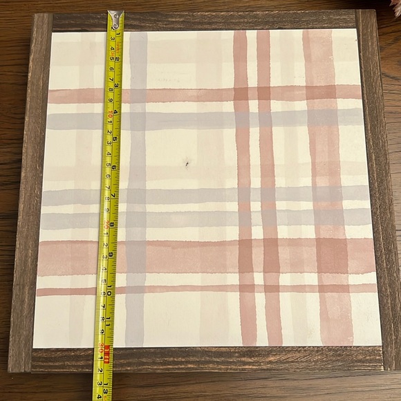 Framed Plaid Wall Art - Picture 4 of 7